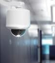 Vicon security camera on ceiling