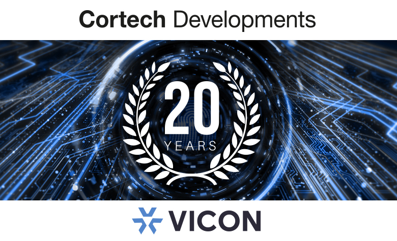 Vicon and Cortech celebrate 20 years of partnership